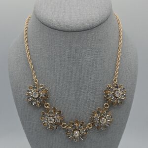 5 for $25! Banana Republic Gold Tone Floral Necklace
